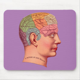  Phrenology Head Mind Brain Map Muismat