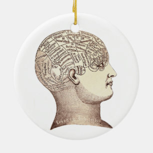 phrenology Ornament Double Sided