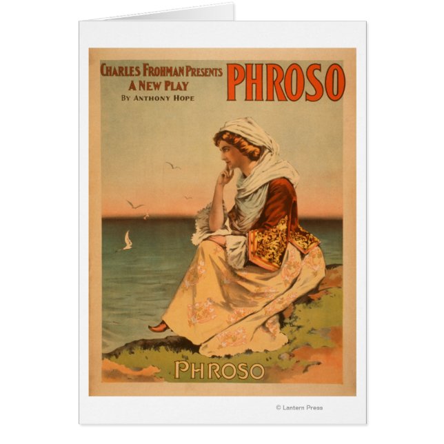Phroso Woman bij het Poster van de Koerdische Thea (Voorkant)
