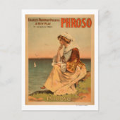 Phroso Woman bij het Poster van de Koerdische Thea Briefkaart (Voorkant)