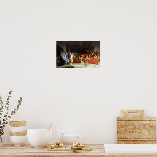 Phryne voor de Areopagus Poster (Keuken)