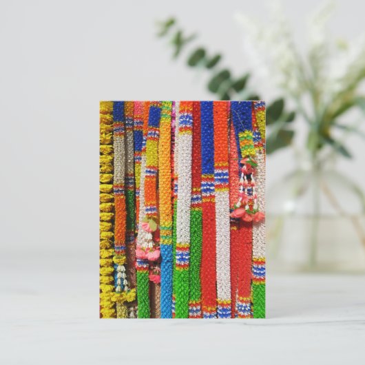 Phuang Maalai - Thai Floral Garland Briefkaart (Staand voorkant)