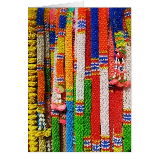 Phuang Maalai - Thai Floral Garland Kaart (Voorkant)