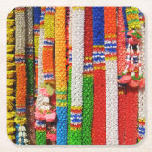 Phuang Maalai - Thai Floral Garland Kartonnen Onderzetters (Voorkant)