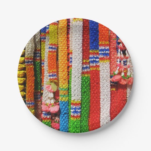 Phuang Maalai - Thai Floral Garland Papieren Bordje (Voorkant)