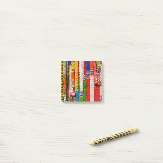 Phuang Maalai - Thai Floral Garland Post-it® Notes (Op bureau)