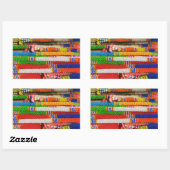 Phuang Maalai - Thai Floral Garland Rechthoekige Sticker (Vel)