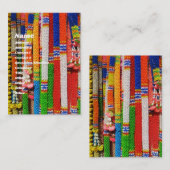 Phuang Maalai - Thai Floral Garland Visitekaartje (Voorkant / Achterkant)