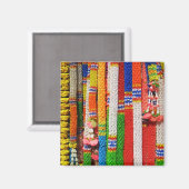 Phuang Maalai - Thais bloemenguirlande Magneet (Voorkant / Achterkant)