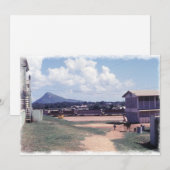PhuCat AFB Vietnam 1968 Afdruk Kaart (Voorkant / Achterkant)
