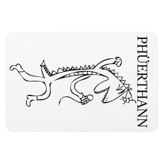 Phuerthann 4-inch bij 6-inch Flexibele fotomagneet Magneet (Horizontaal)