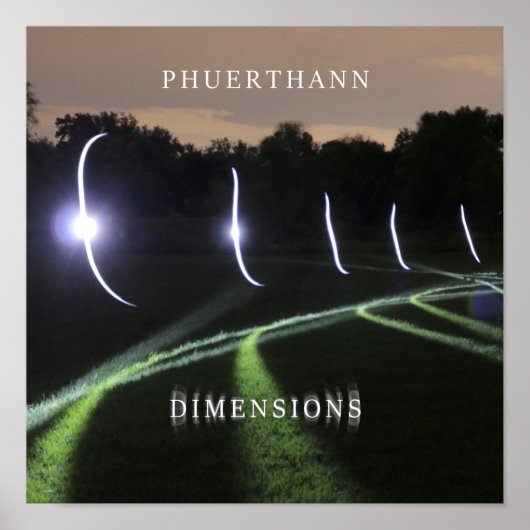 Phuerthann "Dimensions" Official Album Art Poster (Voorkant)