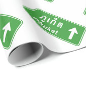 Phuket Ahead ⚠ Thai Highway Traffic ⚠ Cadeaupapier (Rol Hoek)