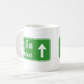 Phuket Ahead ⚠ Thai Highway Traffic ⚠ Koffiemok (Voorkant links)