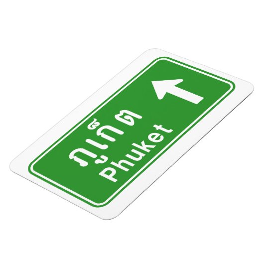 Phuket Ahead ⚠ Thai Highway Traffic ⚠ Magneet (Linkerzijde)