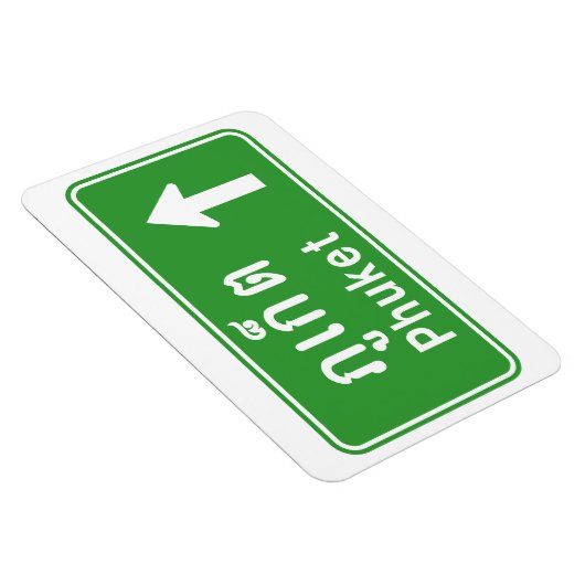 Phuket Ahead ⚠ Thai Highway Traffic ⚠ Magneet (Rechterzijde)