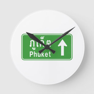 Phuket Ahead ⚠ Thai Highway Traffic ⚠ Ronde Klok