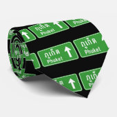 Phuket Ahead ⚠ Thai Highway Traffic ⚠ Stropdas (Opgerold)