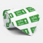 Phuket Ahead ⚠ Thai Highway Traffic ⚠ Stropdas (Opgerold)