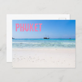 Phuket Beach Thailand souvenir Feestdagenkaart
