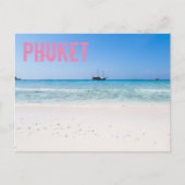Phuket Beach Thailand souvenir Feestdagenkaart (Voorkant)