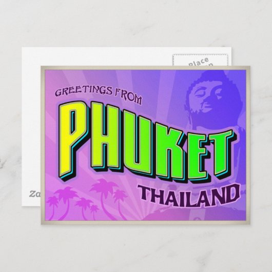 PHUKET BRIEFKAART (Voorkant / Achterkant)