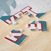 Phuket Dolphin - Retro Vintage Travel Legpuzzel (Zijkant)