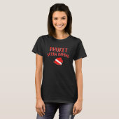 Phuket Duikvlag Vis Ontwerp T-shirt (Voorkant volledig)