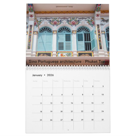 Phuket foto's Agenda Kalender (Jan 2026)