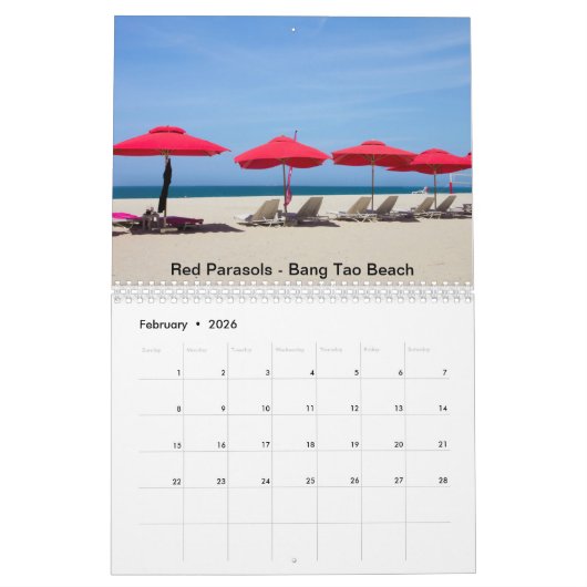 Phuket foto's Agenda Kalender (Feb 2026)