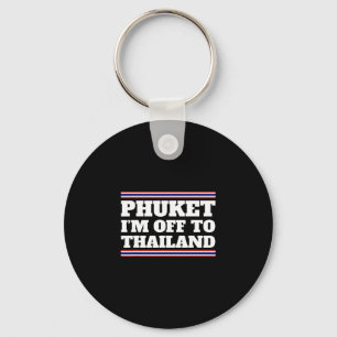 Phuket Ik ga naar Thailand Reizen Vakantie Gif Sleutelhanger