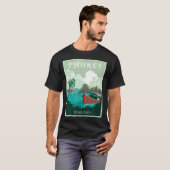 Phuket Longtail Boot Thailand Eiland Samui Souveni T-shirt (Voorkant volledig)