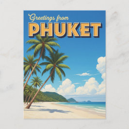 Phuket Patong Beach Thailand Reizen Briefkaart