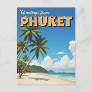 Phuket Patong Beach Thailand Reizen Briefkaart