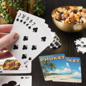 Phuket Patong Beach Thailand Reizen Pokerkaarten (Insitu)
