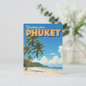 Phuket Patong Beach Thailand Travel Briefkaart (Staand voorkant)