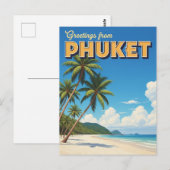 Phuket Patong Beach Thailand Travel Briefkaart (Voorkant / Achterkant)