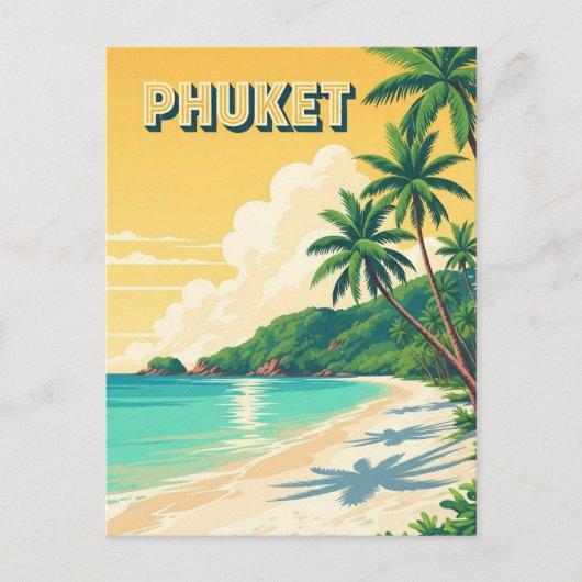 Phuket Patong Beach Thailand Travel Briefkaart (Voorkant)