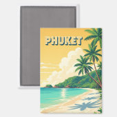Phuket Patong Beach Thailand Travel Magneet (Voorkant / Achterkant)