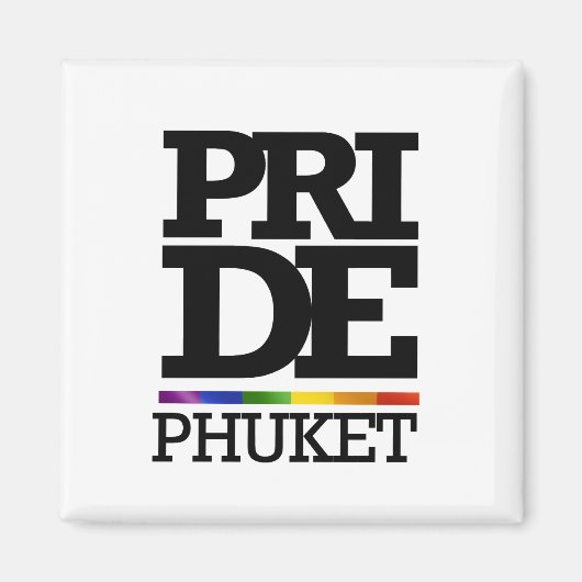 PHUKET PRIDE - png.nl Magneet (Voorkant)