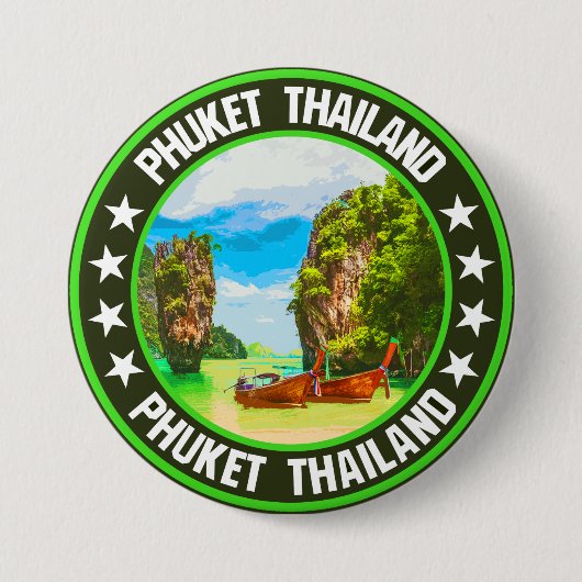 Phuket Ronde Button 7,6 Cm (Voorkant)