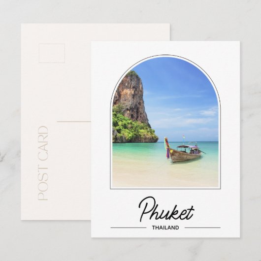 Phuket Thailand Ansichtkaart Briefkaart (Voorkant / Achterkant)