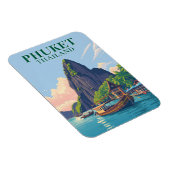 Phuket Thailand Beach Boat Travel Souvenir Magneet (Rechterzijde)