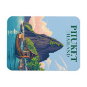 Phuket Thailand Beach Boat Travel Souvenir Magneet (Horizontaal)