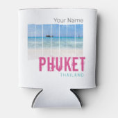 Phuket Thailand  Beach Panorama Souvenir Blikjeskoeler (Voorkant)