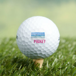 Phuket Thailand Beach Panorama Souvenir Golfballen