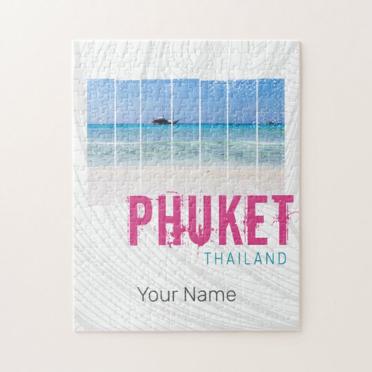 Phuket Thailand  Beach Panorama Souvenir Legpuzzel (Verticaal)