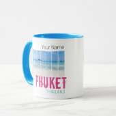 Phuket Thailand  Beach Panorama Souvenir Mok (Voorkant links)