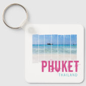 Phuket Thailand  Beach Panorama Souvenir Sleutelhanger (Voorkant)
