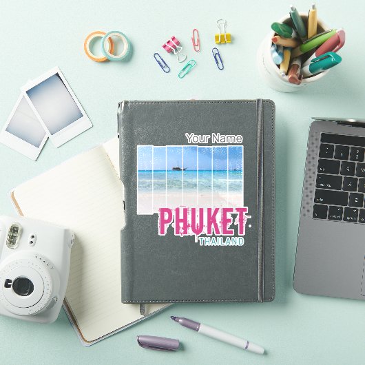 Phuket Thailand Beach Panorama Souvenir Sticker (iPad Cover)